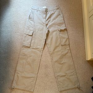 Women’s Tan Cargo Pants by H&M